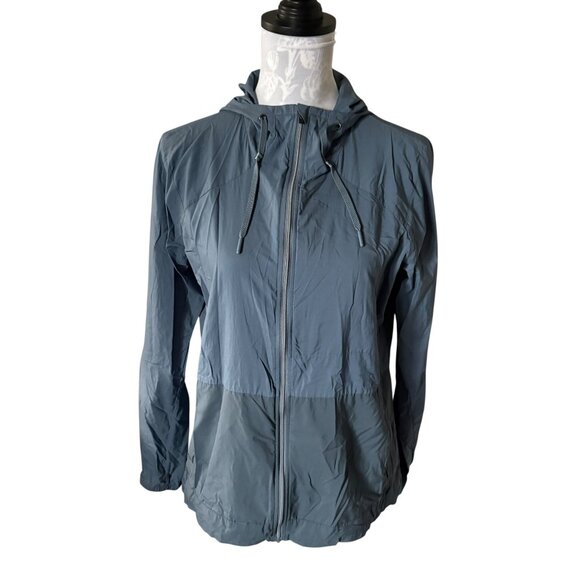 Kuhl Eskape Jacket Womens Medium Hooded Full Zip Windbreaker Outdoor Lightweight - Picture 1 of 5
